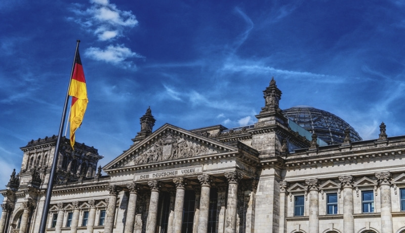 Reichstagsgebäude in Berlin